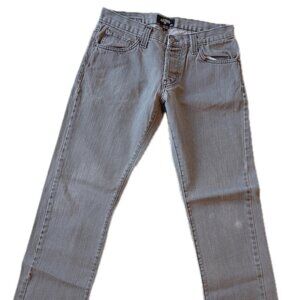 Mens Active Reform Slim Straight Jeans in Gray Sz.30